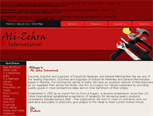 Tablet Screenshot of alizehra.com